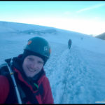 Auf dem Weg zur Nordwest-Rampe des Bishorn