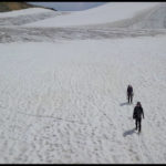 Hinter uns die Nordwest-Rampe des Bishorn