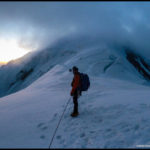 Auf rund 4100m, endlich wird es hell.