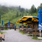 Terrasse an der Loosbühel-Alm
