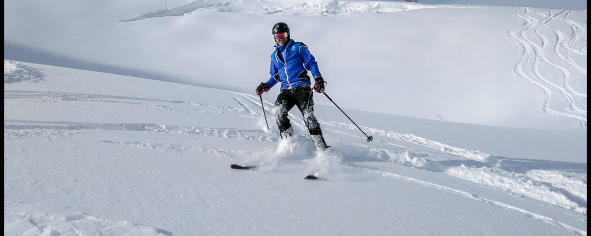 Die ersten Off-Piste-Versuche