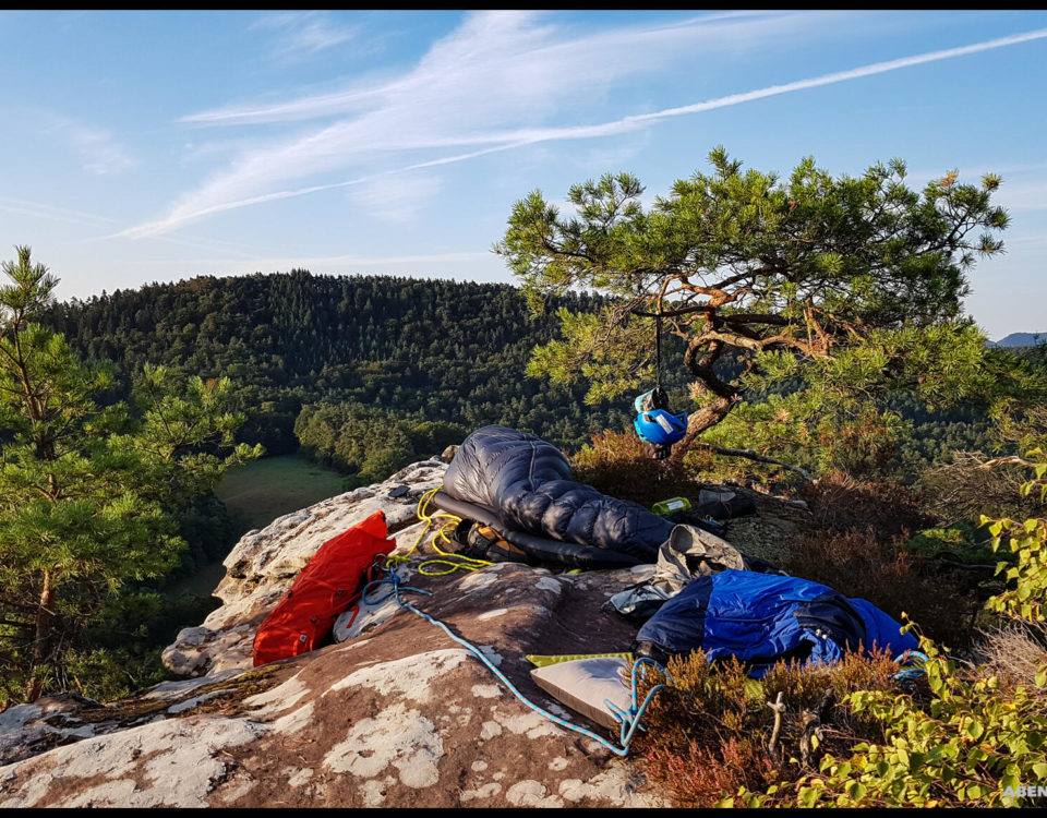 Unser Biwak auf dem Klosterfels