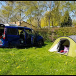 Angekommen auf dem Campingplatz.