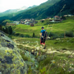 Über den Wanderweg geht's zurück nach Obergurgl